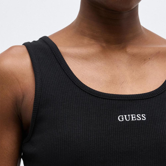 Guess Γυναικεία αμάνικη μπλούζα Rib Tank Top